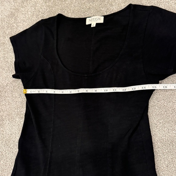Nation Ltd Womens Mariana Midi Dress Black Size Small Like New - Picture 11 of 11